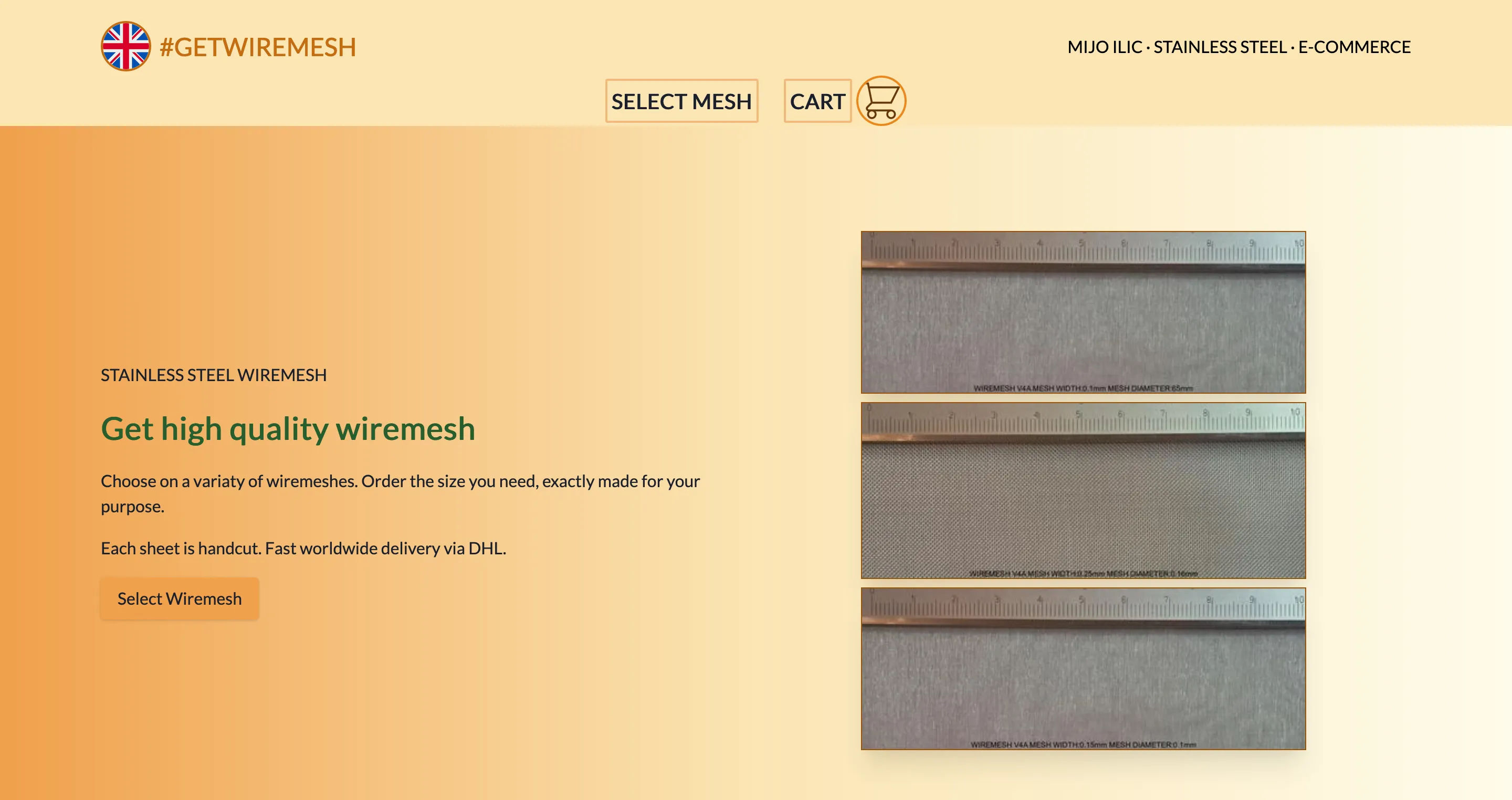 Getwiremesh static e-commerce platform